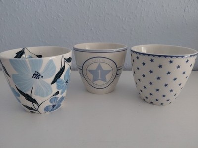 Green Gate Latte Cup Set 3er-Set Becher Alte Serien Porzellan