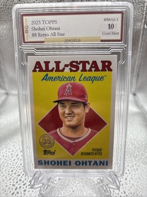 2023 Topps Shohei Ohtani 88 Retro All Star #88AS-1 GEM 10 Angels