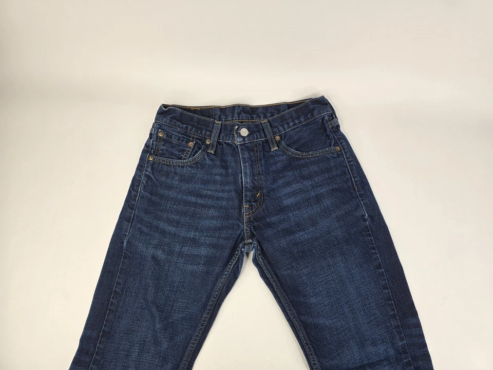 Levis 527 牛仔裤男式 30x30 (29x30) 修身靴型深蓝色西式牛仔裤 — 第 2/4 张图片