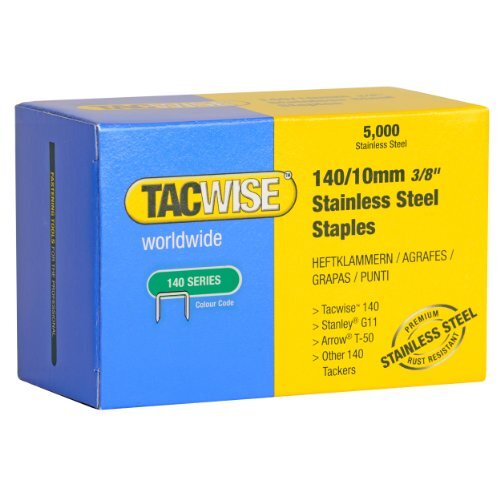 Tacwise Punti da 140/10 mm Inossidabili