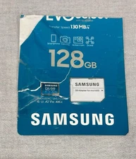SAMSUNG EVO Select 128gb MicroSD Card Memory Card & SD Adapter MB-ME128KA