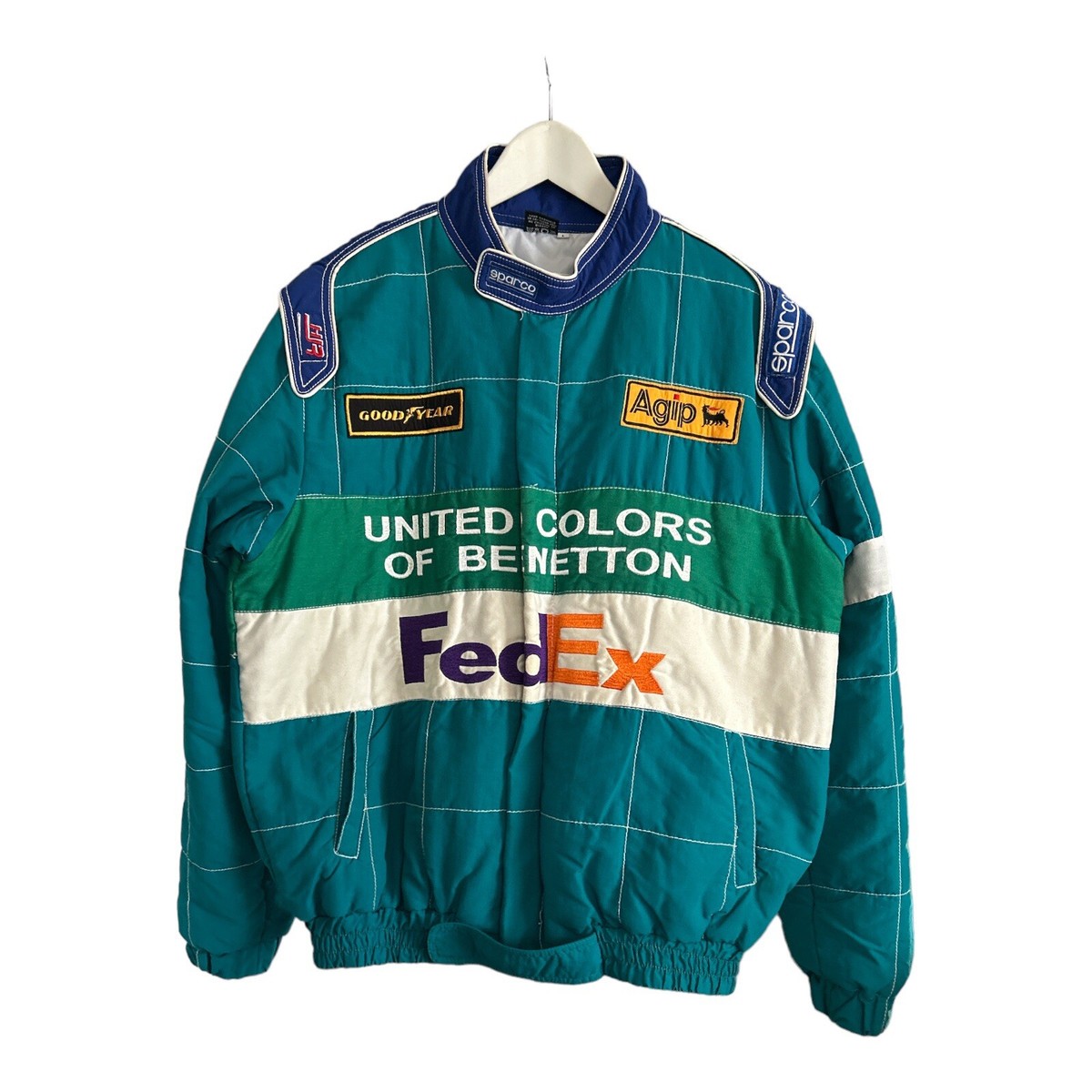 Sparco Benetton Mild Seven Racing Vintage Jacket Size L Sparco Benetton Mild Seven Racing Vintage Jacket Size L