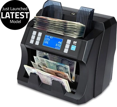 Note Counter Machine Money Currency Banknote Value Counting Detector Cash ZZap