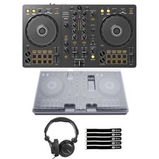 Pioneer Ddj-flx4 2-channel Rekordbox Serato Dj Controller W Cover & Headphones