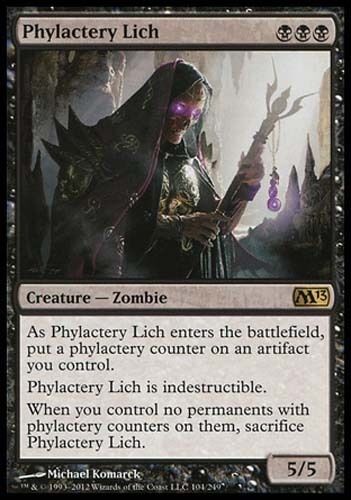 1x Phylactery Lich M13 MtG Magic Black Rare 1 x1 Card Cards 1x Phylactery Lich M13 MtG Magic Black Rare 1 x1 Card Cards