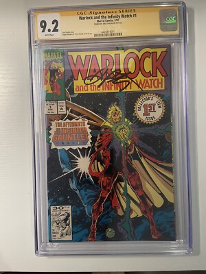 CGC Signature Series 9.2 WARLOCK &THE INFINITY WATCH SIGNED BY JIM STARLIN