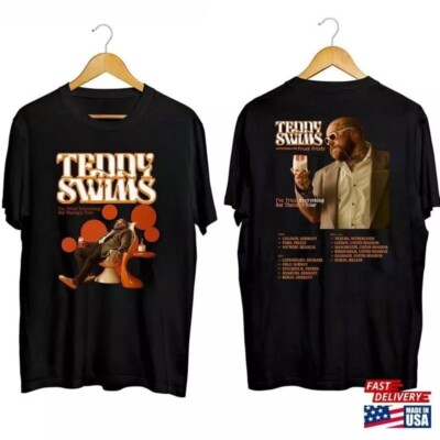Teddy Swims UK Tour Lose Control 2024 T-shirt 2 sided