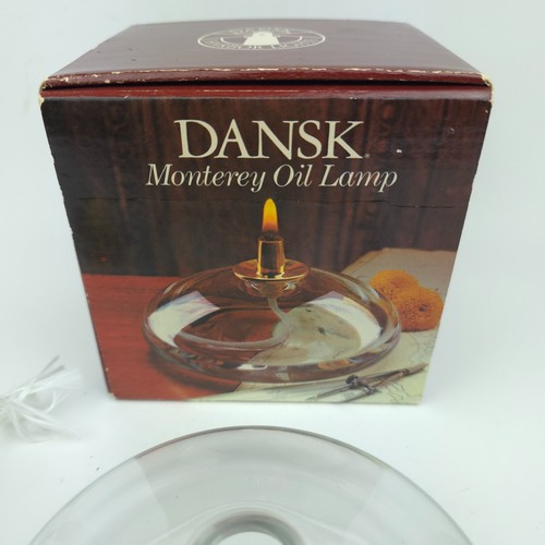 NEW Dansk International Jens Quistgaard Monterey Oil Lamp Danish Glass - Picture 4 of 10