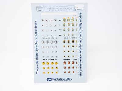 1/72 Microscale Decals USAF TAC Badges 12th TFW F-4C 556/557/558/559 32nd 72-359