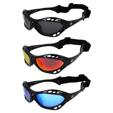 3 Pairs Birdz Seahawk Polarized Sunglasses Black w/Smoke  Red/Green Mirror Lens