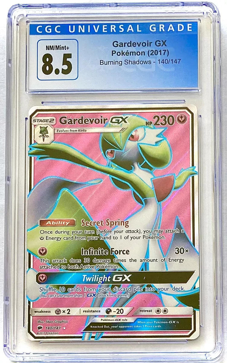 Pokémon Gardevoir GX 140/147 Full Art Holo Rare Burning Shadows NM/M