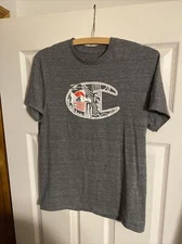 Champion Authentic youth girlCrew Athletic Ash Grey T Shirt Champion Logo Size S