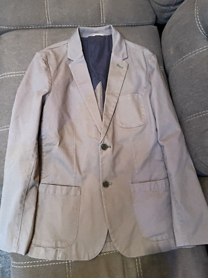 Goodthreads medium grey cotton blazer sized medium slim fit
