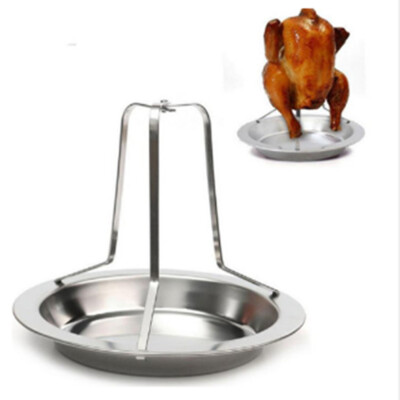 Chicken Roaster Rack, Folding Stainless Steel Nonstick Vertical Meat ...