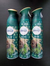 3 Febreze Air Freshener Spray Limited Edition Holiday Scent Fresh Cut Pine NEW