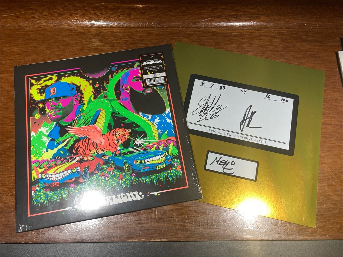 Apollo Brown & Stalley – Blacklight - NM 16/100 Signed Autographed