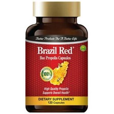 Brazil Red Bee High Concentrate Propolis 120 Capsules 