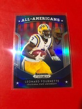 Leonard Fournette 2019 Prizm Draft Picks All American Silver Prizm #70.