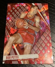 2023-24 Panini Phoenix Bob Pettit Red Cracked Ice