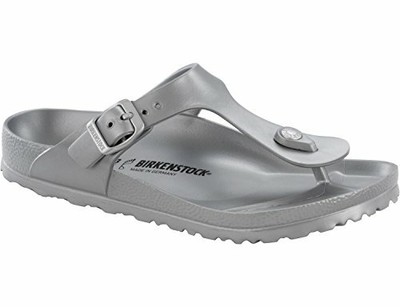 birkenstock gizeh eva silver