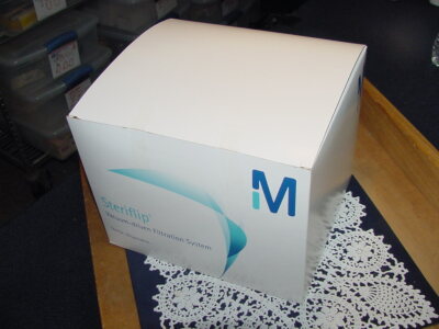 Merck SCGP00525 Steriflip Vacuum Driven Filtration System, Sterile, Sealed!
