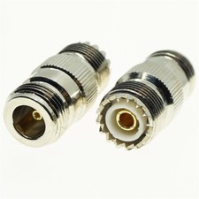 1pcs N-Type Female Jack to SO-239 UHF Female Jack RF Adapter Barrel Connector