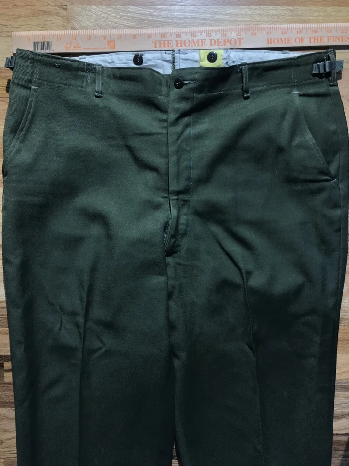 PANTALONES DE COLECCIÓN AÑOS 50 M-51 PARA HOMBRE 35 X 31 32 LANA MILITAR EJÉRCITO COREANO GUERRA CAMPO PANTALÓN Foto 2 de 4