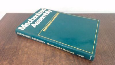 			Mechanised Assembly, G Boothroyd and AH Redford, McGraw-Hill, 196		