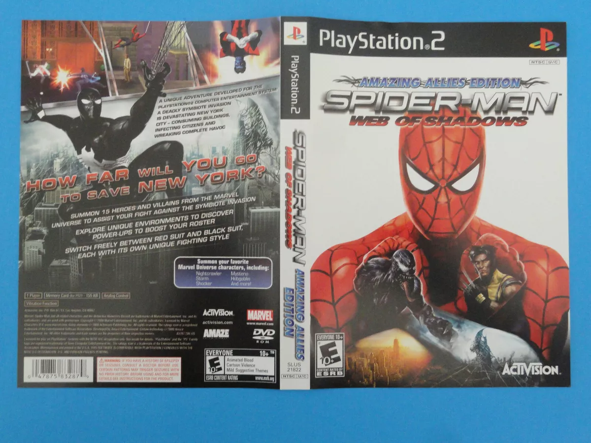  Spider-Man: Web of Shadows - PlayStation 2 : Video Games