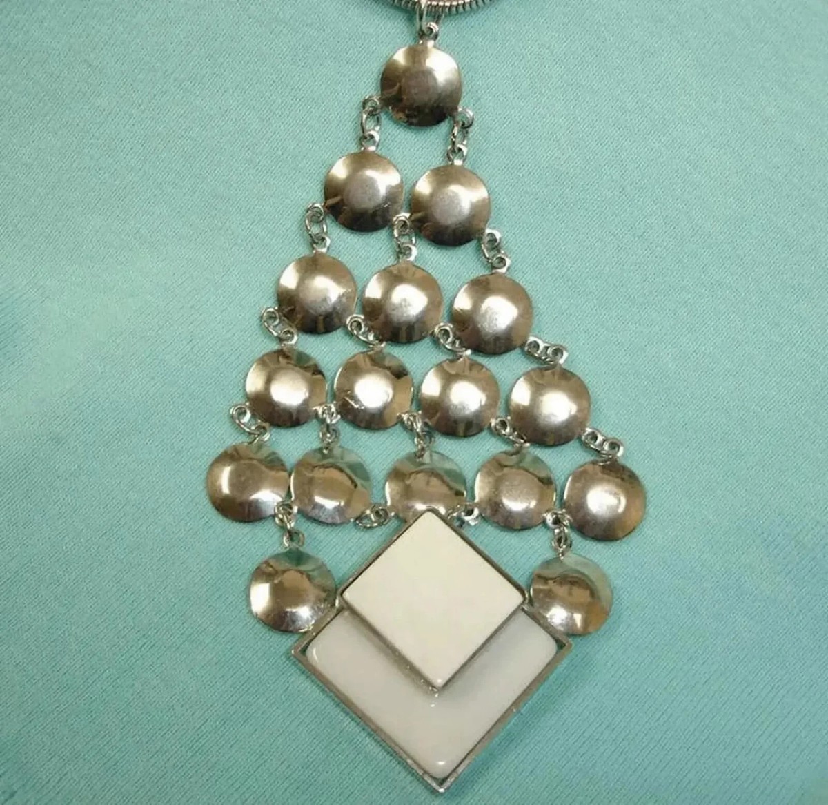 RETRO Vintage Hobe Modernist Necklace - Hobe Jewelry View 5