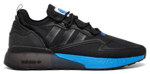 Adidas ZX 2K Boost Black Glow Blue for sale | eBay