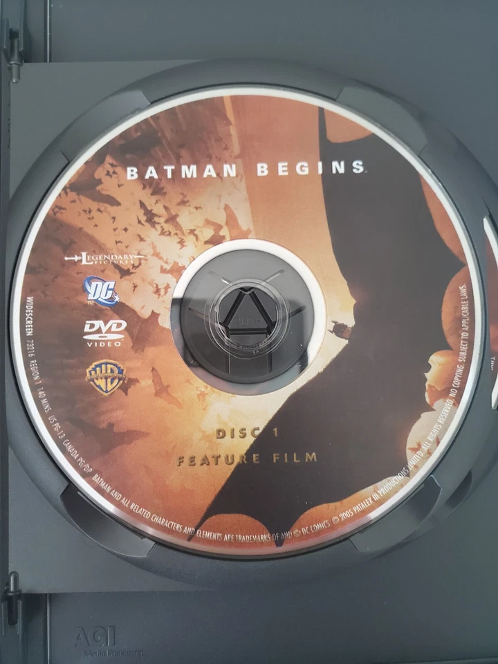 Batman Begins Two-Disc Deluxe Edition DVD with Comic Book 2005 Warner Bros.  - Image 4 of 4