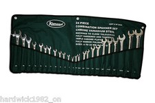 KAMASA LAST FEW! COMBINATION SPANNER WRENCH SET 24Pce 6-22mm + IMPERIAL