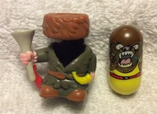 2004 Mighty Beanz Bodz S1: 251 Wrestling Bear Bean  Wild Frontier Bod Olive 