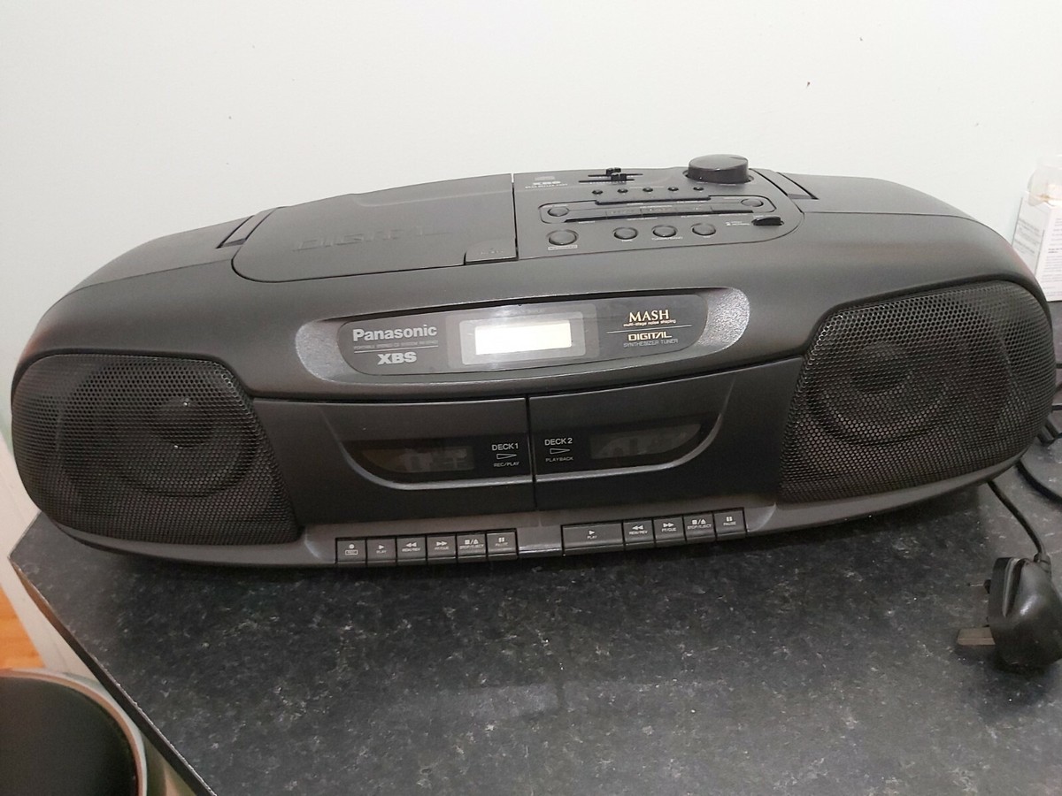 PANASONIC XBS- MASH DIGITAL 2 Deck Cassette & CD player | eBay UK
