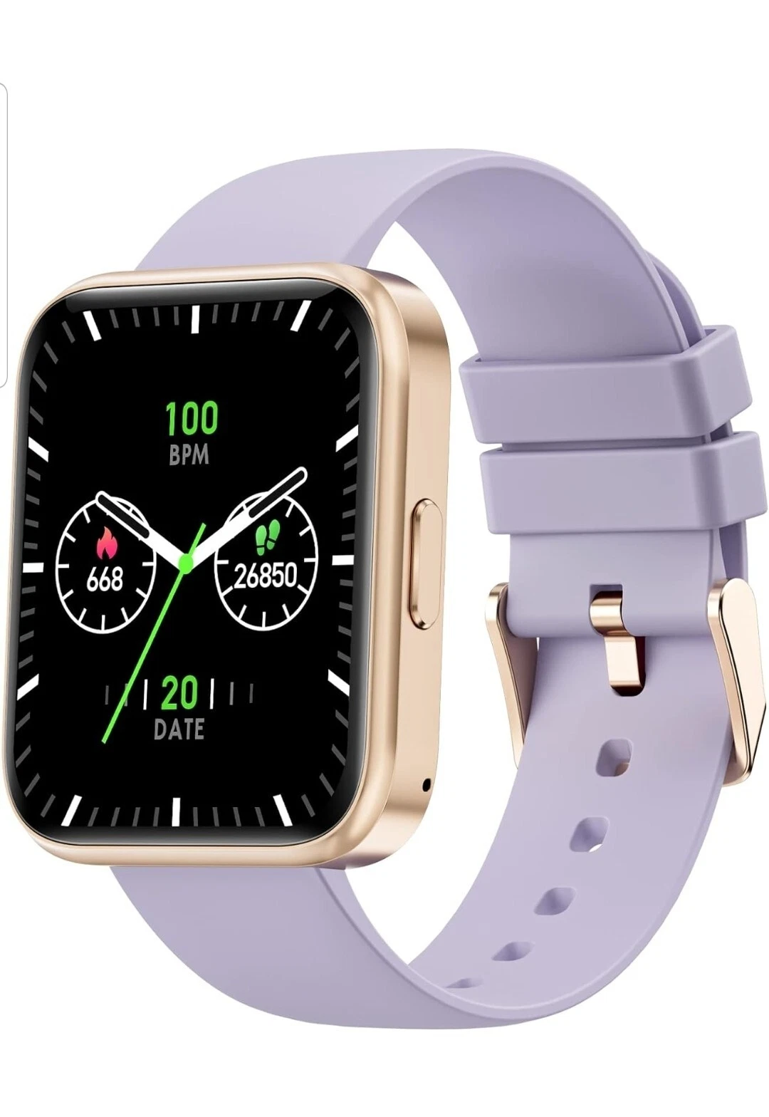 Smart Watch for Men Women, Bluetooth Call Voice/Dial Fitness Tracker with Heart