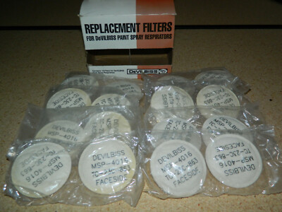 #ad #ad 1 DEVILBISS MSP 4016 REPLACEMENT FILTERS FOR PAINT SPRAY RESPIRATOR PACK OF 16 $17.99