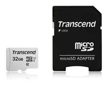 32GB Transcend 300S microSDHC UHS-I CL10 Memory Card with SD Adapter BULK PRICE
