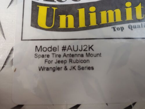 Zubehör Unlimited AUJ2K Jeep HD CB Antenne Ersatzreifenhalterung mit 18 Fuß Koax - Bild 3 von 8