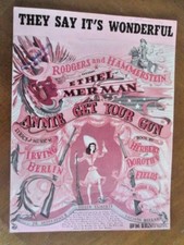 They Say It’s Wonderful Lyrics and Music by Irving Berlin  ANNIE GET YOUR GUN