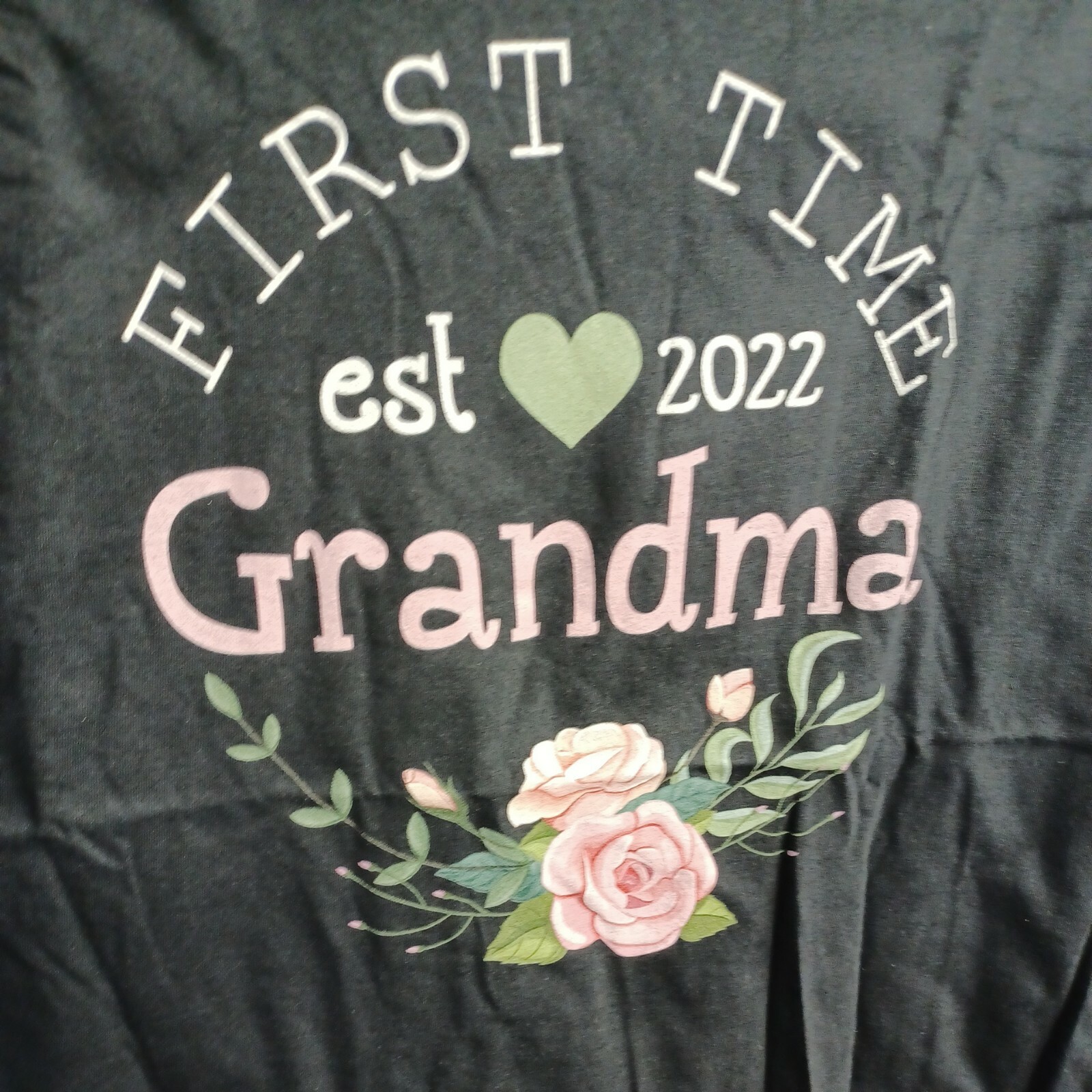 ALTRA Maglietta Prima Volta Nonna Est 2022 Donna Floreale Prima Volta Nonna