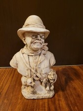 Boston Plastic Arts Chalkware Roosevelt In Africa 1910 Statue