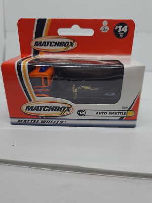 Vintage Matchbox Superfast #14 Auto Shuttle 2000 orange New In Box 92596 Diecast