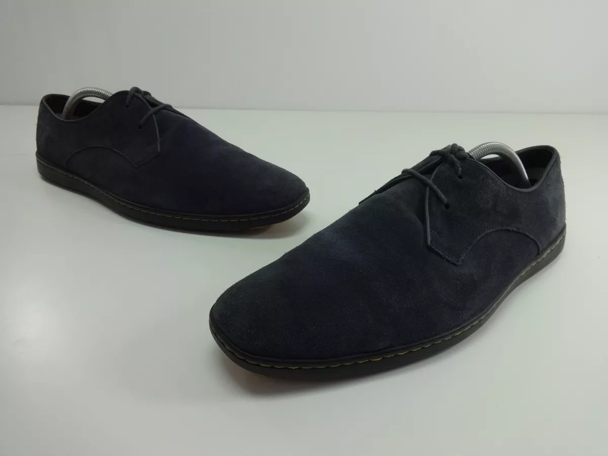 Mens Shoes Size 10 Clarks Ortholite Blue Suede Lace Up Flat Creeper Style EU44.5