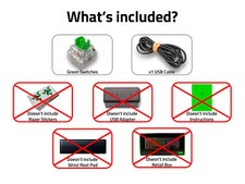 Razer BlackWidow V4 Wired Mechanical Gaming Keyboard Tactile Clicky Green Switch 5