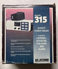 ray jefferson marine radio vintage model 315 New Open Box Old Stock