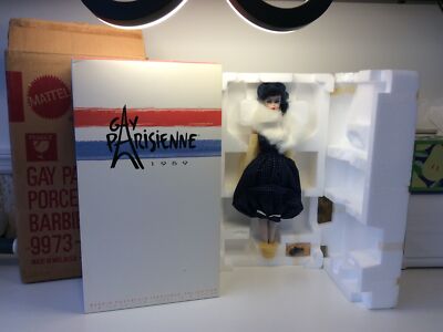 1991 BARBIE PORCELAIN TREASURES COL -GAY PARISIENNE 1959- 9973
