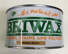 Briwax Wax Polish Original Medium Brown 400g Free Postage *new*