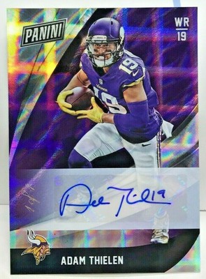 adam thielen signed football