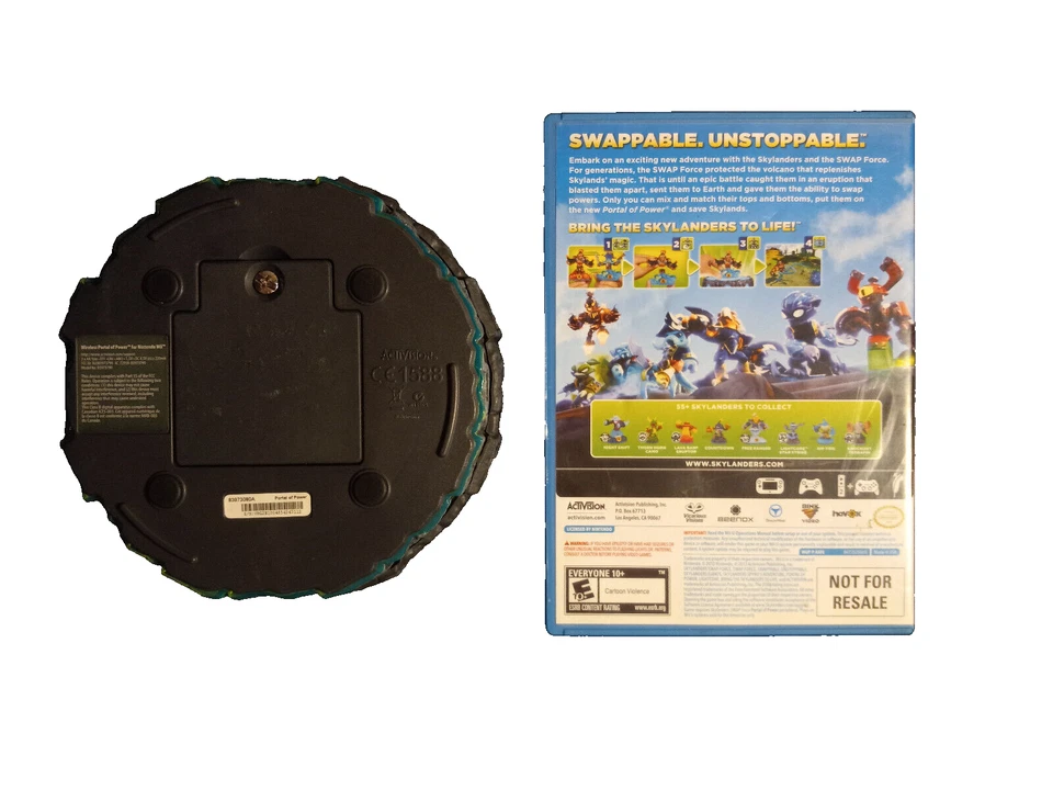 Skylanders Wireless Portal of Power & Wii U Skylanders Swap Force Game No Dongle - Image 2 of 3